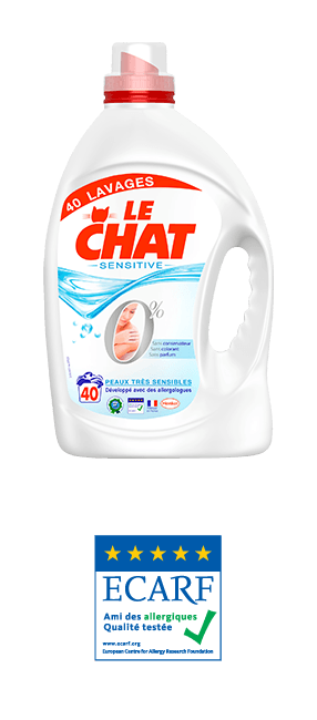 Lessive liquide LE CHAT SENSITIVE 0%